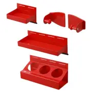 Magnetic Toolbox Tray Set, 4-Piece Magnetic Tool Box Holder, Holds Tools Secu...