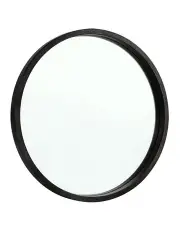 [Furb] Wooden Round Makeup Mirror 80cm in Black