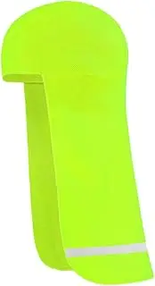 [TOBBOMEY] Fashionable Cycling Helmet Accessory Sunshade Cap Long Tail for Men's Night Riding Safety Light Green