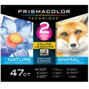 Prismacolor Technique, Art Supplies with Digital Art Lessons, Level 1 Bundle, 47