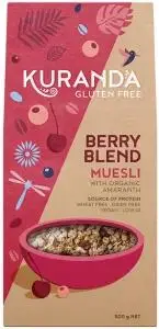 KURANDA WHOLEFOODS Gluten Free Muesli Berry Blend 500g