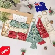 Christmas Tree DIY Kit Woven Macrame Christmas Trees DIY Set Wall Hangings DecMQ