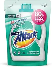 BIOZET ATTACK 3D Clean Action Laundry Liquid Detergent Refill