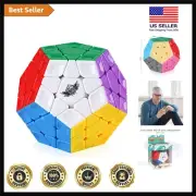 Colorful 3x3 Megaminx Puzzle Cube - Fun for Kids and Puzzle Enthusiasts