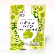 Mugyutto Warabi Mochi Gummy Candy Muscat Flavor 1 Bag 37g From Sapporo Japan