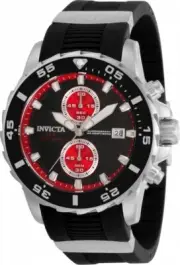 Invicta Sea Vulture Black/Silver 35034 Quartz 46Mm Chrono Men's Watch