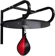 'vidaXL Speed Ball Platform Set with Bracket - Adjustable Height, Wall Mounted Punch Bag, MMA Boxing Martial Arts Training Set, Steel Frame, Waterproof MDF Platform, PVC Speed Ball