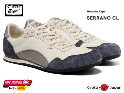 Onitsuka Tiger SERRANO CL ( CREAM/STEEPLE GREY ) 1183B886.101 Casual Shoes NEW!