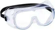 Anti-Fog Lab Work Protective Safety Clear Lens Over Eye Glasses Goggles - 1 Pack