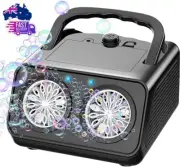 Automatic Bubble Machine,Portable Bubble Maker,Bubble Machine with Handle,Stage