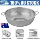 Fine Mesh Strainer Colander Food Rice Vegetable Fruits Sieve VP