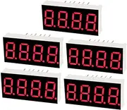 XYWHPGV Common Anode 12 Pin 4 Bit 7 Segment 1.18 x 0.55 x 0.28 Inch 0.35" Red LED Display Digital Tube 5pcs(6b7c4 4ee6f 9ded1 f40ea 3ab9c 83e50