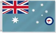 3×5 FT Australian Air Force Flag,Large Australian Air Force Army National Decor,Double Side Digital Printed 150D Polyester Banner With Canvas Header Brass Grommet