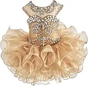 [Jenniferwu] G204 Infant Toddler Baby Newborn Little Girl's Pageant Party Birthday Dress