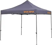 San Hima 3m x 3m Pop Up Canopy Tent Gazebo EZ Set up, Weather-Resistant Durable Outdoor Beach Tent with Wheeled Storage Bag, for Beach, Events, Parties, Camping