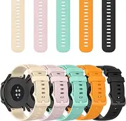 Watch Band intended for Coros APEX 42mm/PACE 2 Adjustable Quick Release Wristbands Strap Breathable Silicone Bands Replacement Wristbands for Verizon Gizmo 3 2 1 for Women&Men Width: 20mm