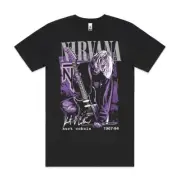 NIRVANA Kurt Cobain Band Family Tee Music Rock And Roll