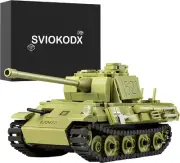 SVIOKODX Panther Tank，Ww2 Army Tank Building Set，Military Model Kit for Adults，M