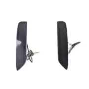 2x Smoked Taillight Bumper Reflector Light For Mitsubishi Xpander Cross 19-21 A