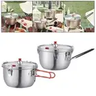 Stainless Steel Pressure Cook Pressure Canner Steaming Cookware Gland Type
