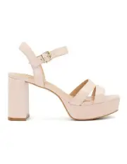 [Dune London] Molten Heeled Sandal in Natural