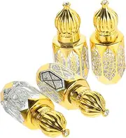 WEKADRIN 6ml Essential Oil Roller Bottles Empty Perfume Bottles Travel Portable Refillable Glass Roller Ball Bottle Set