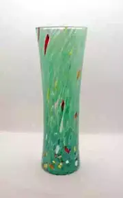 New Murano Murrine Colorful Vase Casanova Art Glass Murano Island Italy