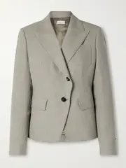 [Burberry] Burberry - Wool Blazer - Green - UK 14 UK 14 Green