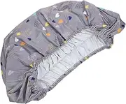 Totority Mattress Pad Cover Changing Pad Sheet for Elastic Soft Breathable Grey Heart Decor