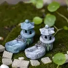Mini Retro Pond Tower Craft Fairy Garden Decor Figurines Toys Micro Landscap. ZJ