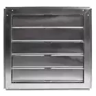 Maxx Air Gable Vent 22 in x 22 in Aluminum Shutter Louver Exhaust Fan Grill