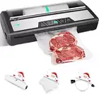 Vacuum Sealer Machine, 80Kpa Stainless Steel Automatic Food Sealer Machine for F