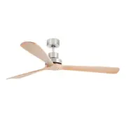 Energy saving Ceiling Fan with Remote Control Lantau Dc 168 CM Nickel Pine