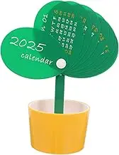 ULTECHNOVO Desktop Calendar Decoration Decor Pen Holders Advent Calendars Office Desk Decor Cup Holder Lead Pencils Pencil Holder Ornament Table Decors Pencil Cups Plastic Yellow