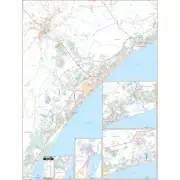 Myrtle Beach, SC Wall Map
