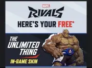 Marvel Rivals Game Code The Unlimited Thing In Game Skin Code