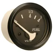 ​VDO Cockpit Marine Fuel Level Gauge 52mm (2-1/16") - Black Dial/Bezel 12V