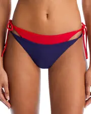 Aqua Double Tie String Bikini Bottom - Exclusive