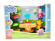 Peppa Pig Peppa's Adventures Tea Time with Peppa and Teddy Playset NEW
