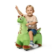 Costway 6V Dinosaur Ride on Toy w/Music Battery Powered Electric Ride On Car Riding Horse