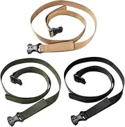 Kisangel 3Pcs Durable Binding Straps for Luggage Camping Storage Quick Release Travel Straps Essential for Securing Picnic Mats Gear Reliable Fixing