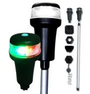Pactrade Marine Navigation Light Surface Adhesive Base LED AA Battery Bicolor