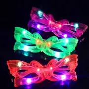 6/PK Adorable Butterfly Light Up Flashing Glasses For Children/adults All Event