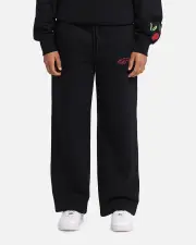 [ED HARDY] Ed Hardy Cherry Trackpants Black - Size S S Black