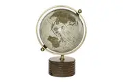 Amalfi Around The World Globe Set Large 24 x 30cm Beige/Natural Home Decor