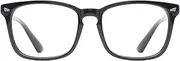 TIJN Blue Light Blocking Glasses Square Nerd Eyeglasses Frame Anti Blue Ray Computer Game Glasses