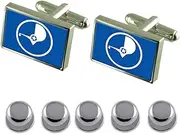 [Select Gifts] Shirt Dress Studs Yap Flag Cufflinks