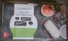 Ernesto 8-piece Sushi Set; Porcelain Plates & Bowls, 2 Pairs Bamboo Chopsticks