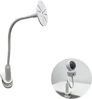 NVRTTRR Baby Monitor Holder, 19.68 in Long Flexible Arm with Strong Clamp for Crib, Furniture (19.68in+Adapter Plate)
