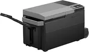 EF ECOFLOW GLACIER Car Refrigerator, 40 Qt(38L) Portable Refrigerator, Electric Cooler with Ice Maker, Dual Zone WIFI APP Control(-13℉~50℉), 12/24V DC/AC For Camping, Travel, Fishing, Outdoor, Truck